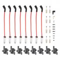 Autokay Ignition Coil Spark Plug Wires Set Of 8 For Chevy Silverado 1500 2500 Avalanche Ssr Gmc Buick Rainier Cadillac Escalade