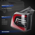 Misakomo Rear Outer Tail Light Assembly For 2017-2022 Tesla Model 3 Replace Left Driverlights Brake Running Turn Signal Tail