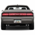 Ipick Image Compatible With Dodge Srt Hellcat Red In 3d Silver Real 3k Carbon Fiber Finish Abs Plastic License Plate Frame