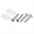 Uxcell Aluminum Alloy Casement Window Locking Handle Grasp Grip Right Hand White
