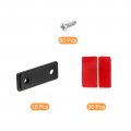 Uxcell Magnetic Door Catch 15 Pack Cabinet Shelf-adhesive Magnets Drawer For Kitchen Closet To Keep Closed Black