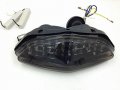 Httmt Mt191- Motorcycle Smoke Led Tail Light Brake With Integrated Turn Signals Indicators Compatible Suzuki 02-09 12 V-strom