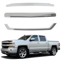 3pcs Kit Front Upper Grille Molding Trim Replacement For 84602489 Silverado 1500 2016 2017 2018 