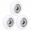 Uxcell 625zz Plastic Coated Ball Bearing 5x23x7mm For Door Windows Furniture Pulley 3pcs 