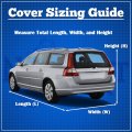 North East Harbor Superior Station Wagon Car Cover Waterproof All Weather Full Exterior Covers Outdoor Indoor Gray Fits