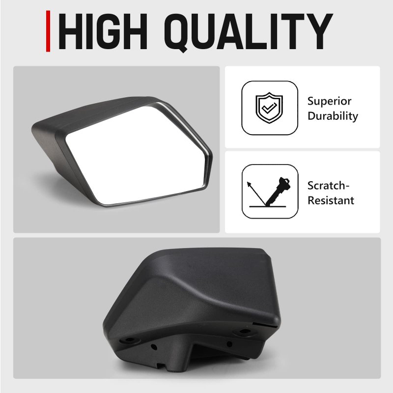 A Utv Pro Durable Rugged Convex Lens Side Mirrors For Sea Doo Spark All Models Rear View Sea-doo Accessories Replace Oem