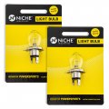Niche A5988 Headlight Bulb For Honda Arctic Cat Polaris Super Sport Jag Trail Blazer 1976-2001 0109-735 2 Pack