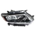 Right Side Headlight Assembly Replacement For Rogue 2014 2015 2016 Chrome Housing Halogen Front Passenger Lamp Replaces