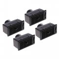 Teamwill 4pcs Black Heat Ac Air Exhaust Vent Dash Ventilation Outlet Fit For Car Rv Atv Truck Trailer 