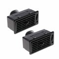 4 Pcs Black Heat Ac Air Exhaust Vent Dash Ventilation Outlet For Car Rv Atv Truck Trailer Plastic 120x60x80mm