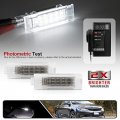 2pcs White Led Footwell Luggage Glove Box Lights Courtesy Interior Storage Compartment Light For Jeep Cherokee Kl Chrysler 200