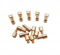 Nc Haisda Brass Corby Bolts Fasteners Edc Knifemakers Pivot Pin Rivets Diy Knife Handle Studs Screws Pack Of 10 6 8mm
