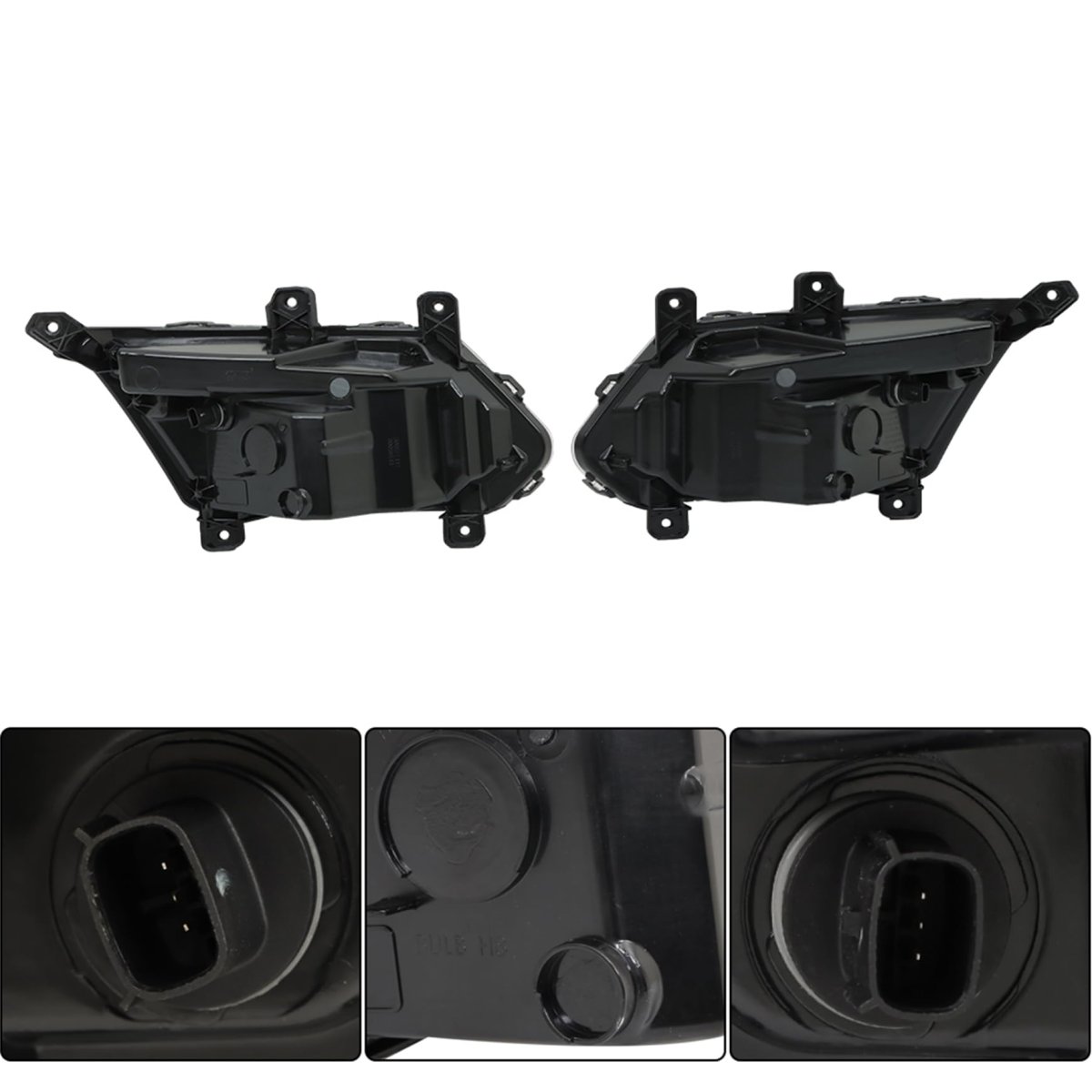 2 Pcs Front Fog Lights Lamps Assembly Replacement For Equinox L Lt Ls 2016 2017 Left And Right Side