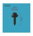 Autobahn88 Tapping Screw With Washer Compatible Toyota Celica Oem 9015960215 Pack Of 10