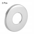 Uxcell Round Escutcheon Plate 48x4 5mm Stainless Steel Polishing For 21mm Diameter Pipe 3pcs