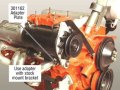 1956-1962 Corvette Mount Adaptor Plate Right Generator Alternator With Headers