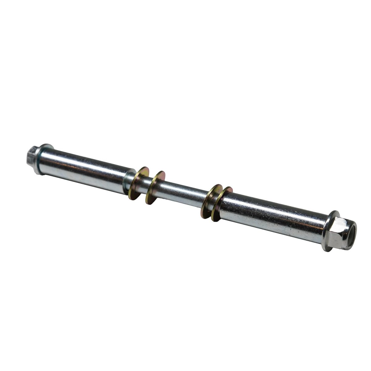 Front Axle And Lock Nut With Spacer Assembly For Monster Mega Moto Mmb80 80cc Mmb105 105cc Coleman Realtree Rb100 Rt100