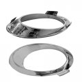 Labwork Front Left Driver Side Fog Light Bezel Chrome Trim Ring Replacement For 2013 2014 2015 2016 Ford Fusion
