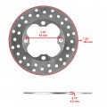 Caltric Front Brake Disc Rotor Compatible With Honda Rancher 420 Trx420fa 4x4 At 2010 2011 2012 2013 2014 Pads