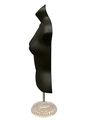 Female Torso Mannequin Form With Base 19 To 38 Height For Sizes S M -black -157bc Made By Om 