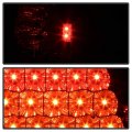 Acanii For 2002-2005 Bmw E46 3-series 4-door Sedan Smoked Lens Led Tail Lights Brake Lamps Assembly 4pc Set Left Right