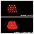 Acanii For 2002-2005 Bmw E46 3-series 4-door Sedan Smoked Lens Led Tail Lights Brake Lamps Assembly 4pc Set Left Right