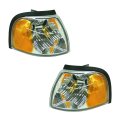 Parking Lights For Mazda B2500 2001 Driver And Passenger Side Pair Amber Clear Lens Replacement Ma2521119 Ma2520119 1f7051121 