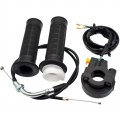 Twist Throttle And 36 In Cable Handle Grip Kill Switch Set For 7 8 22mm Handlebar Fits 49cc 66cc 80cc Engine Motorized Bicycle