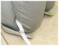 Toolusa Rubber Knee Pads With Adjustable Straps For Most Sizes- 6x5 Caps Sf-30001