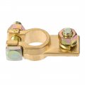 Battery Terminal Clamps Clips Positive Negative Set Copper For Auto 1 Pair 
