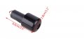 Cicitree 2pcs Black Solid Iron Handle Bar End Heavy Weight Vibration Reducing Grip Plug 7 8 22mm