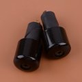 Cicitree 2pcs Black Solid Iron Handle Bar End Heavy Weight Vibration Reducing Grip Plug 7 8 22mm