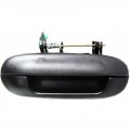 Chevy Trailblazer Exterior Door Handle 2002 03 04 05 06 07 08 2009 Rear Passenger Side Textured Black Trim All Submodels 