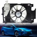 Engine Radiator Condenser Cooling Fan Assembly Replacement For 2012-2019 Prius C To3115180 1636121120 621-370 12v Black 