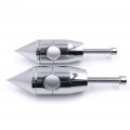Xkh- Motorcycle 1 Inch Spike Risers Compatible With V Star 650 Classic Custom Silverado Road Chromed B00y5na9ig