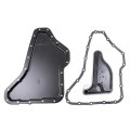 Auto Transmission Oil Pan And Drain Plug W Filter Gasket Kit 