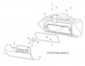 Polaris Basic Glovebox Cover Gloss Black Rzr Genuine Oem Part 5438710-070 Qty 1