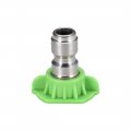 Uxcell Pressure Washer Spray Nozzle Tips 1 4 Stainless Steel Flat Fan 2 Pcs 25 Degree 2mm Orifice Diameter