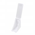 Uxcell Shelf Cabinet Door 90 Degree Plastic Corner Braces 4 Holes Angle Brackets With Cover Cap 10 Pcs