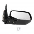 Ocpty Passenger Side View Mirror Compatible With 2006-2007 For Honda Ridgeline Black Smooth Power Manual Folding Abs