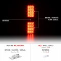 Red Lens Premium Led Tail Light Assembly Full-led License Plate Lamp Housing Replacement Bundle For 2009-2014 Ford F150 Pickup