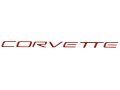 1997-2004 Corvette Front Letters Hologram Red