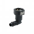 X Autohaux 11 80mm Id10 Sae 3 8 Fuel Line Nylon Hose Pipe Quick Release 90 Degree Female Connect Connector For Car