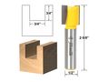 Yonico 14955 Straight Dado Router Bit With 3 W X 4 H 1 2 Shank 