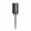 Uxcell Double Cut Tungsten Carbide Rotary File 5 8 Head 6mm Shank Cylinder End