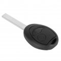 Qiilu Replacement Car Remote Key Fob Case 2 Buttons Shell Cover Fit For Mini One Cooper S R50 Black
