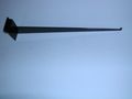 14 Shelf Bracket With Lip For Slatwall-black-lot Of 25 