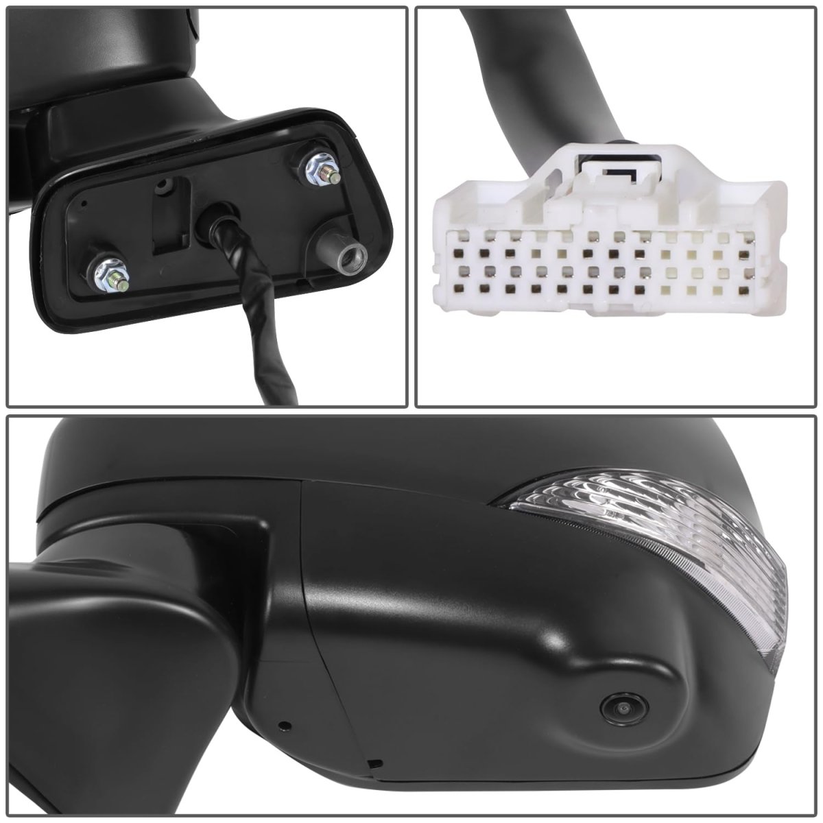 Auto Dynasty Ni1320273 Side Door Power Mirror With Heated Blind Spot Camera Memory For Nissan Quest 2011-2014 Driver Left Paint