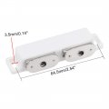 Uxcell Double Magnetic Latches Catch For Cabinet Door Cupboard 3 Long White 6pcs