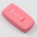 2 Pack Silicone 5 Button Smart Key Fob Cover Case With Keychain For Acura Ilx Tlx Rlx Rdx Mdx Black Pink Protector Engine Start